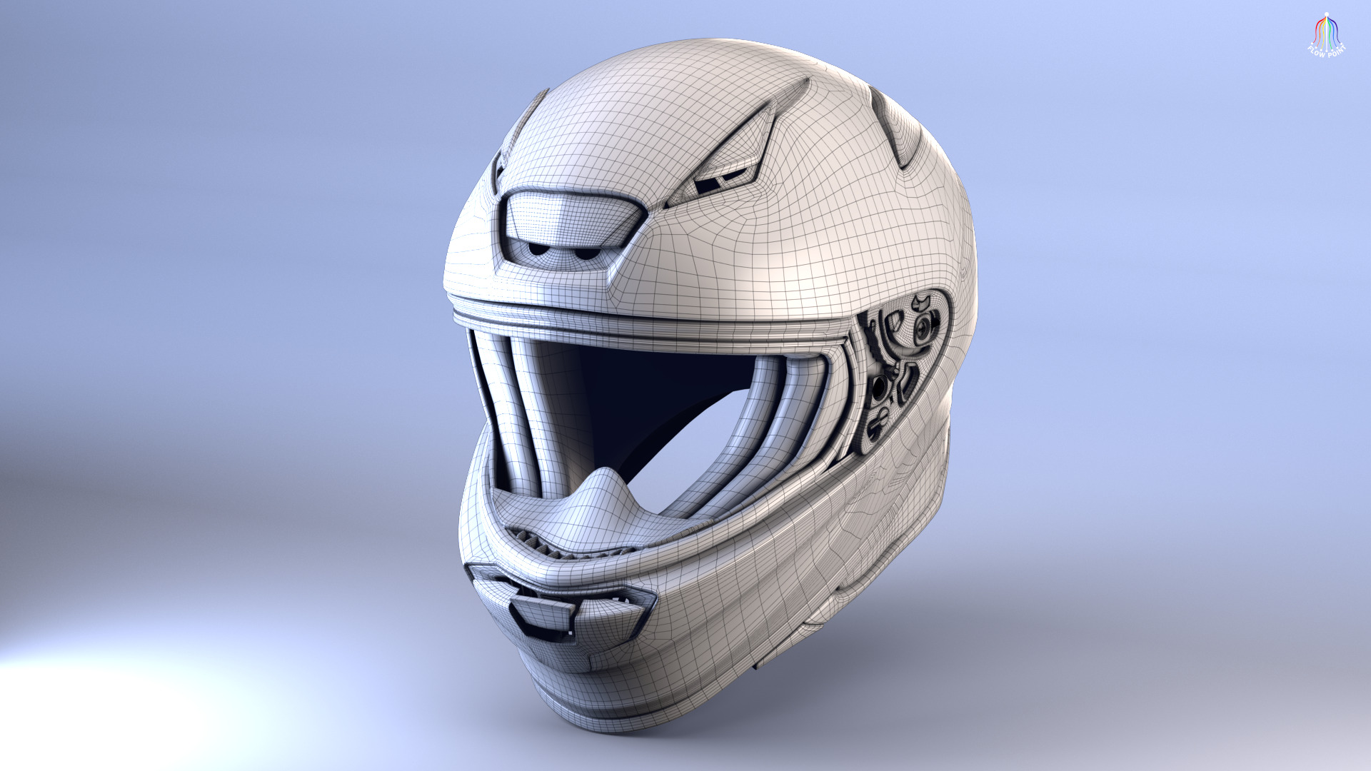 Shoei NXR2 Helmet 3D model_24