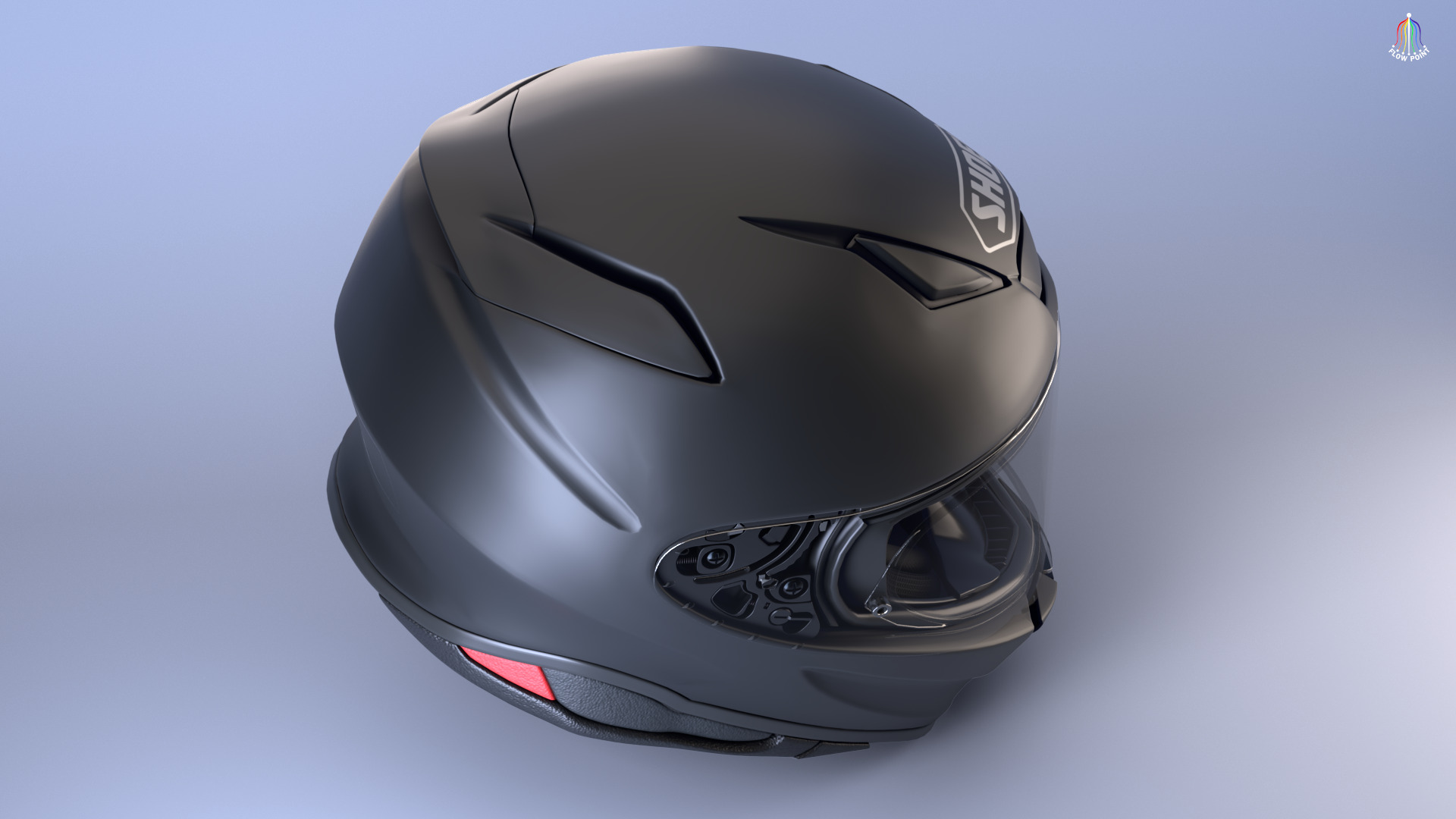 Shoei NXR2 Helmet 3D model_29