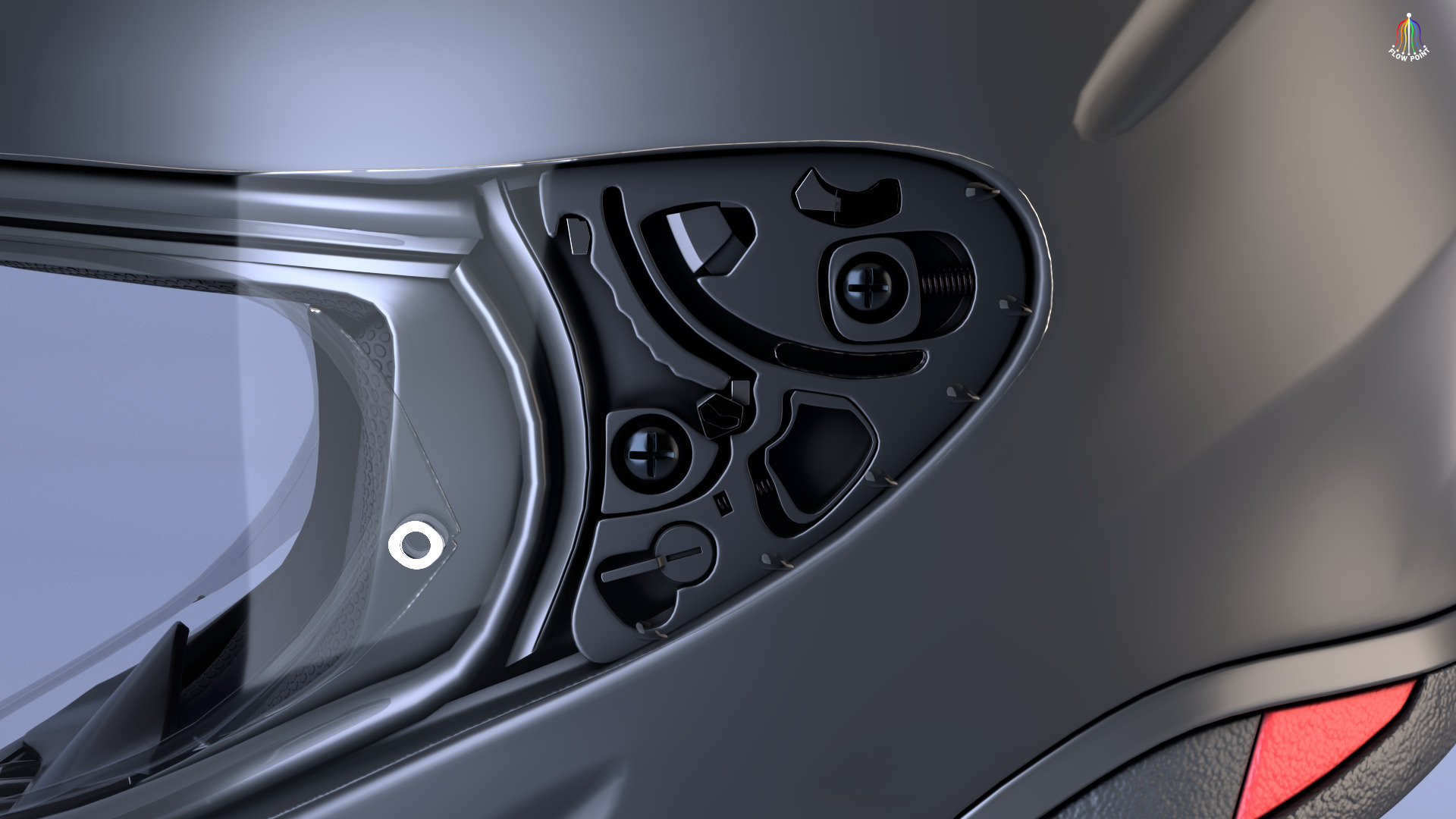 Shoei NXR2 Helmet 3D model_15