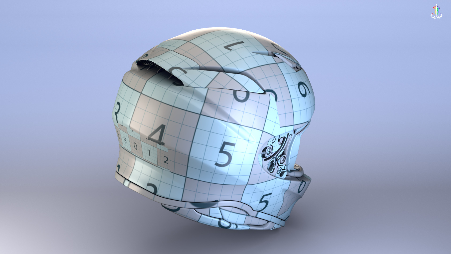 Shoei NXR2 Helmet 3D model_25