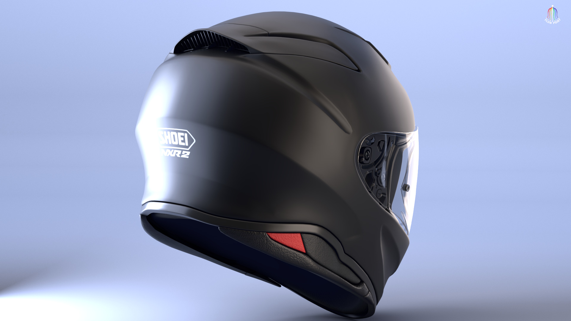 Shoei NXR2 Helmet 3D model_4