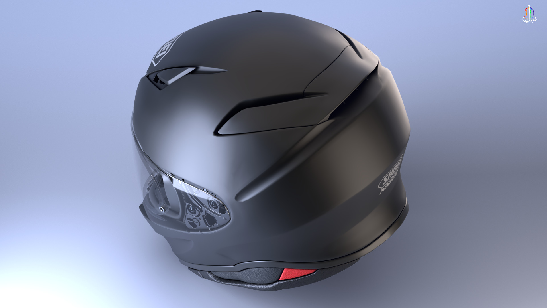 Shoei NXR2 Helmet 3D model_22