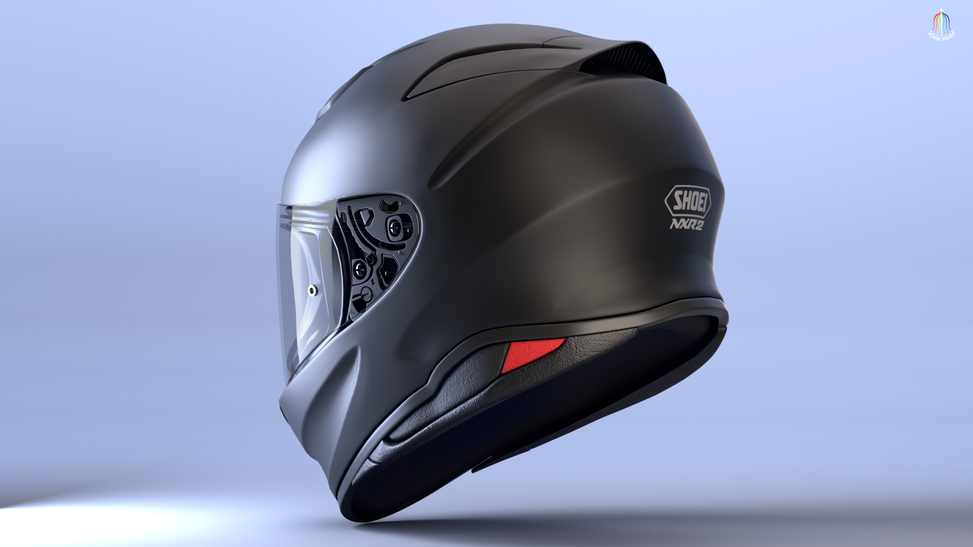 Shoei NXR2 Helmet 3D model_2