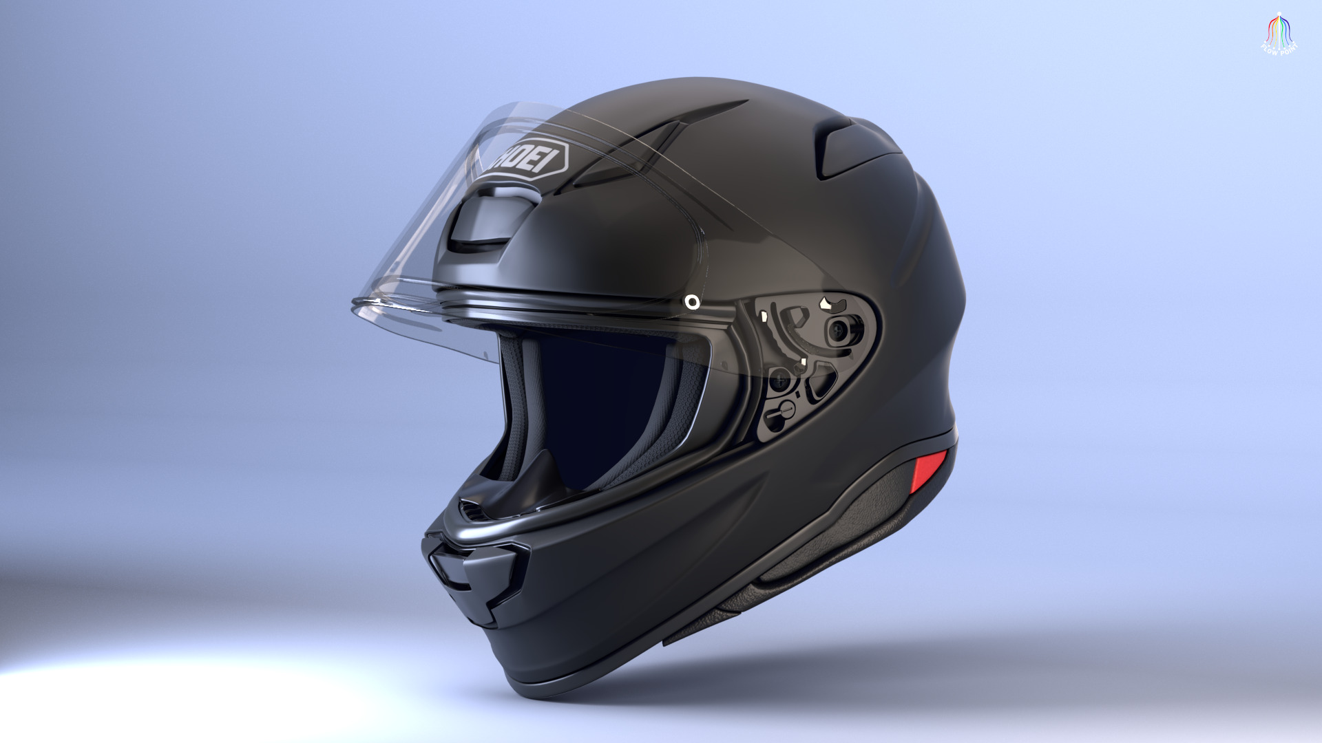 Shoei NXR2 Helmet 3D model_8