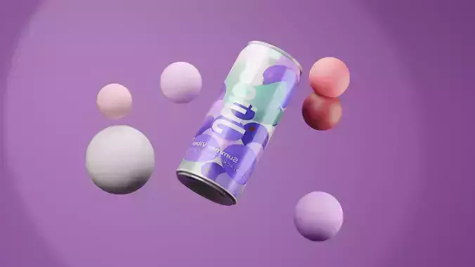 Aluminum Beverage Can  Realistic 3D Model 3D print model