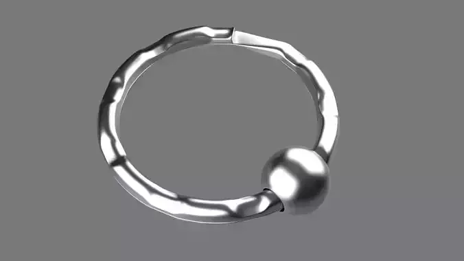 Keychain Nine 3D Model key ring with chain Low-poly 3D model Keychain Nine 3D Model key ring with chain Low-poly 3D model