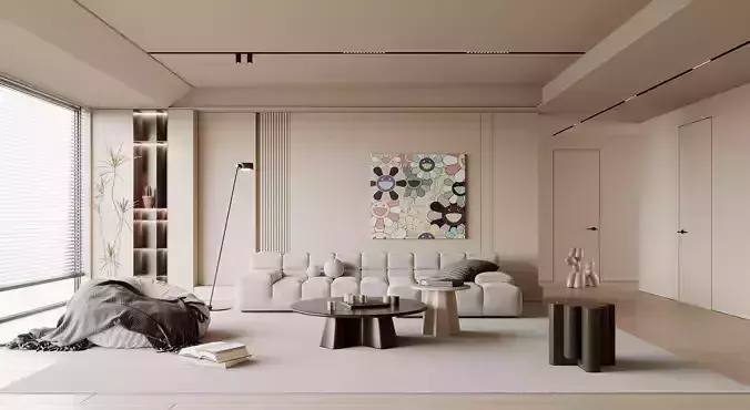 modern living room interior scenes 141