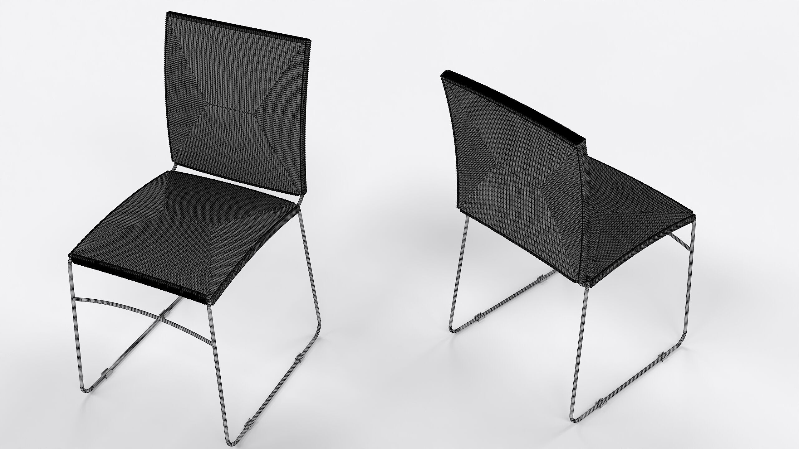 Wayfair Dining Table Chair 3D Model 3D model_2