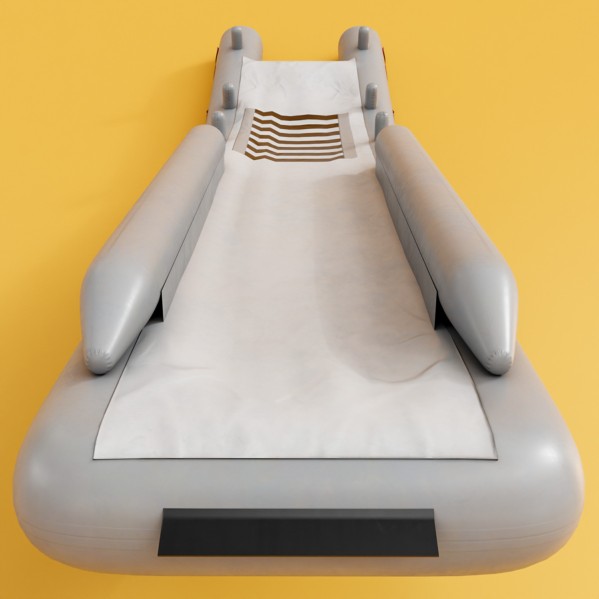 Aircraft Evacuation Slides Low-poly 3D model_4