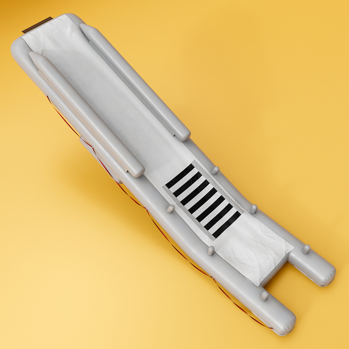 Aircraft Evacuation Slides Low-poly 3D model_5