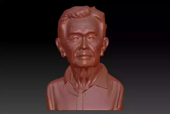 Sculpture of the elderly