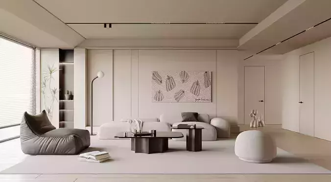 modern living room interior scenes 149