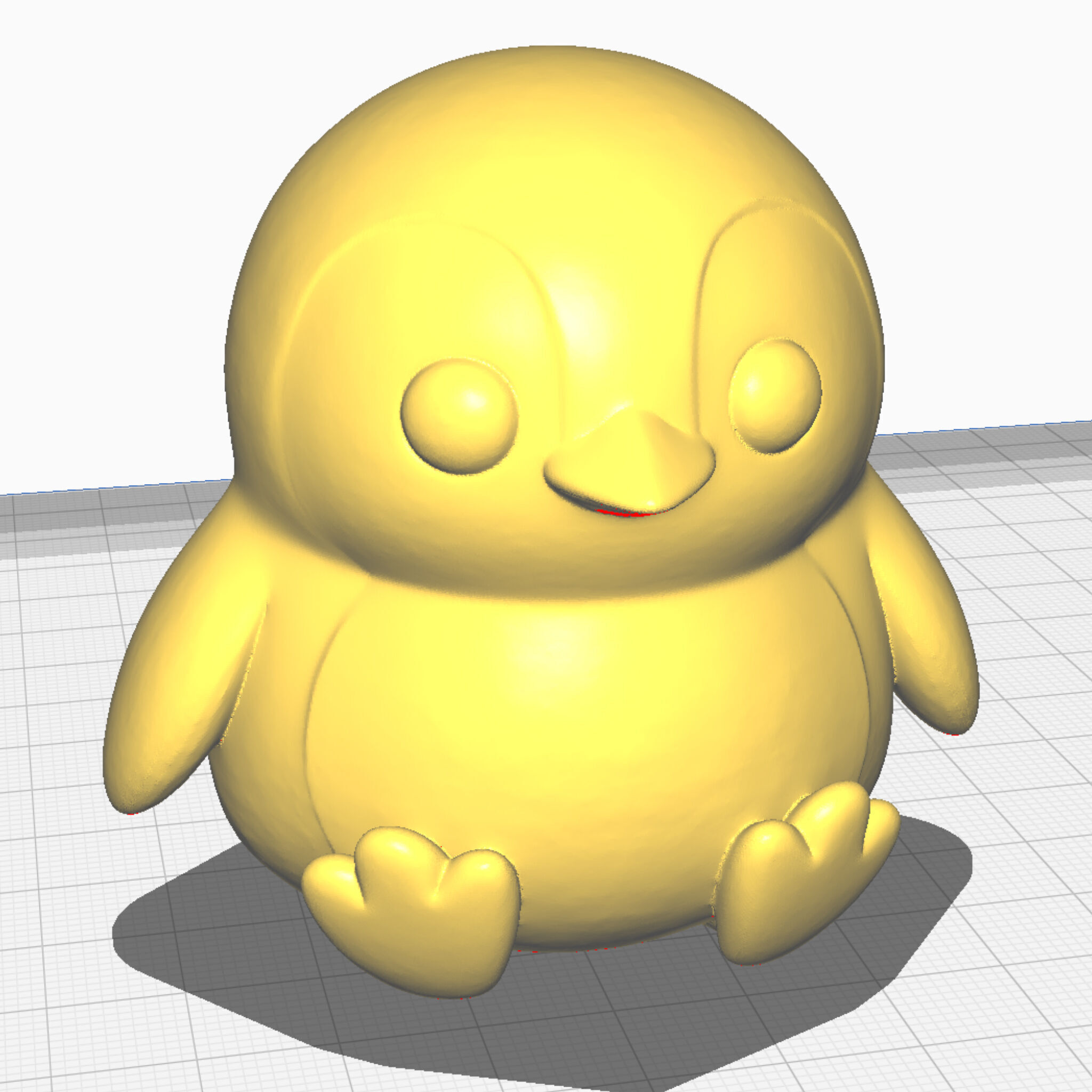 Cute Penguin Printable 3D print model_3