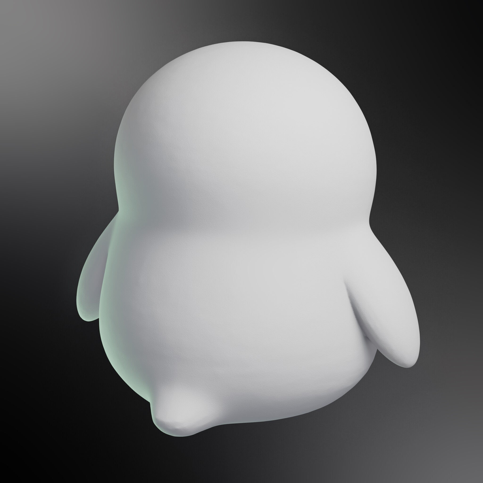 Cute Penguin Printable 3D print model_2