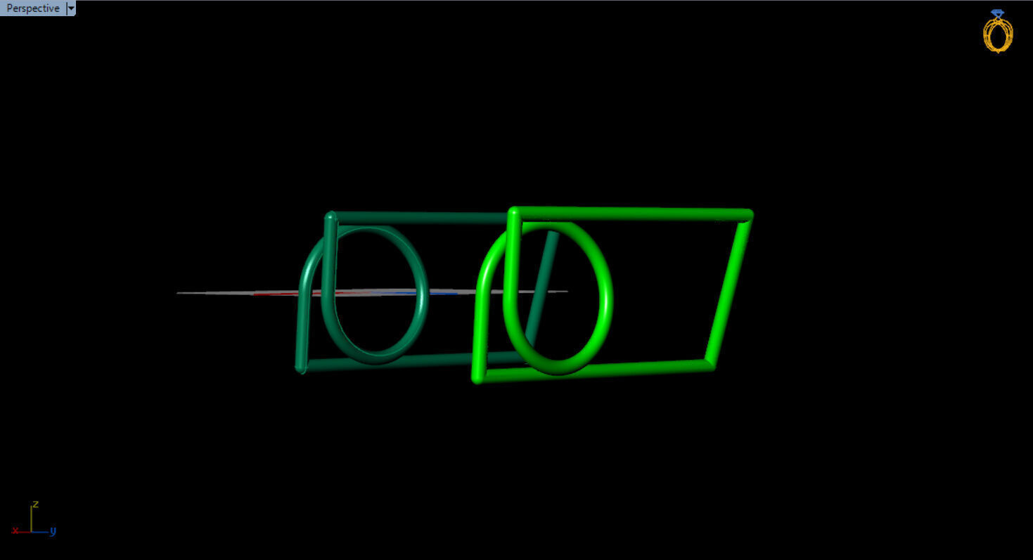 modern two finger ring 3D print model_44