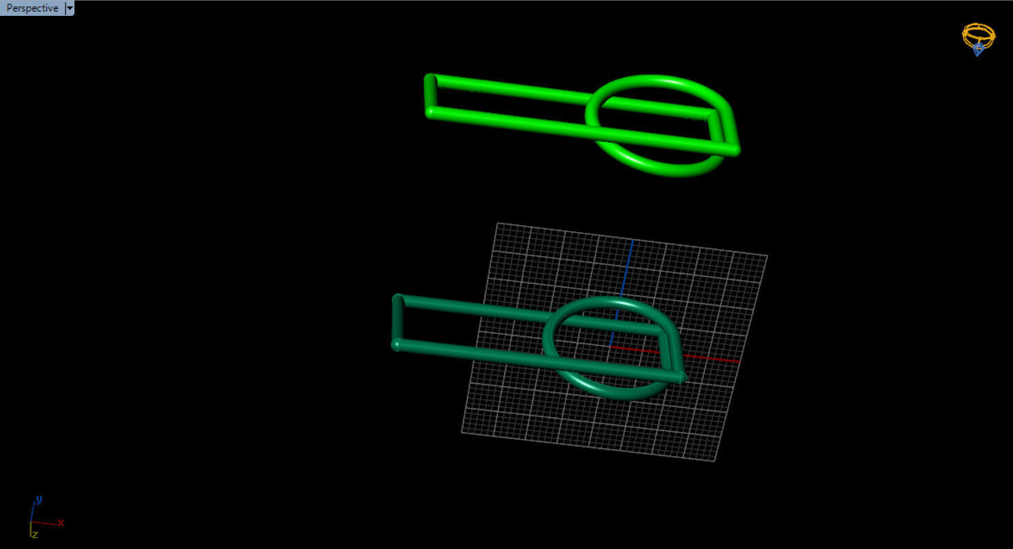 modern two finger ring 3D print model_31
