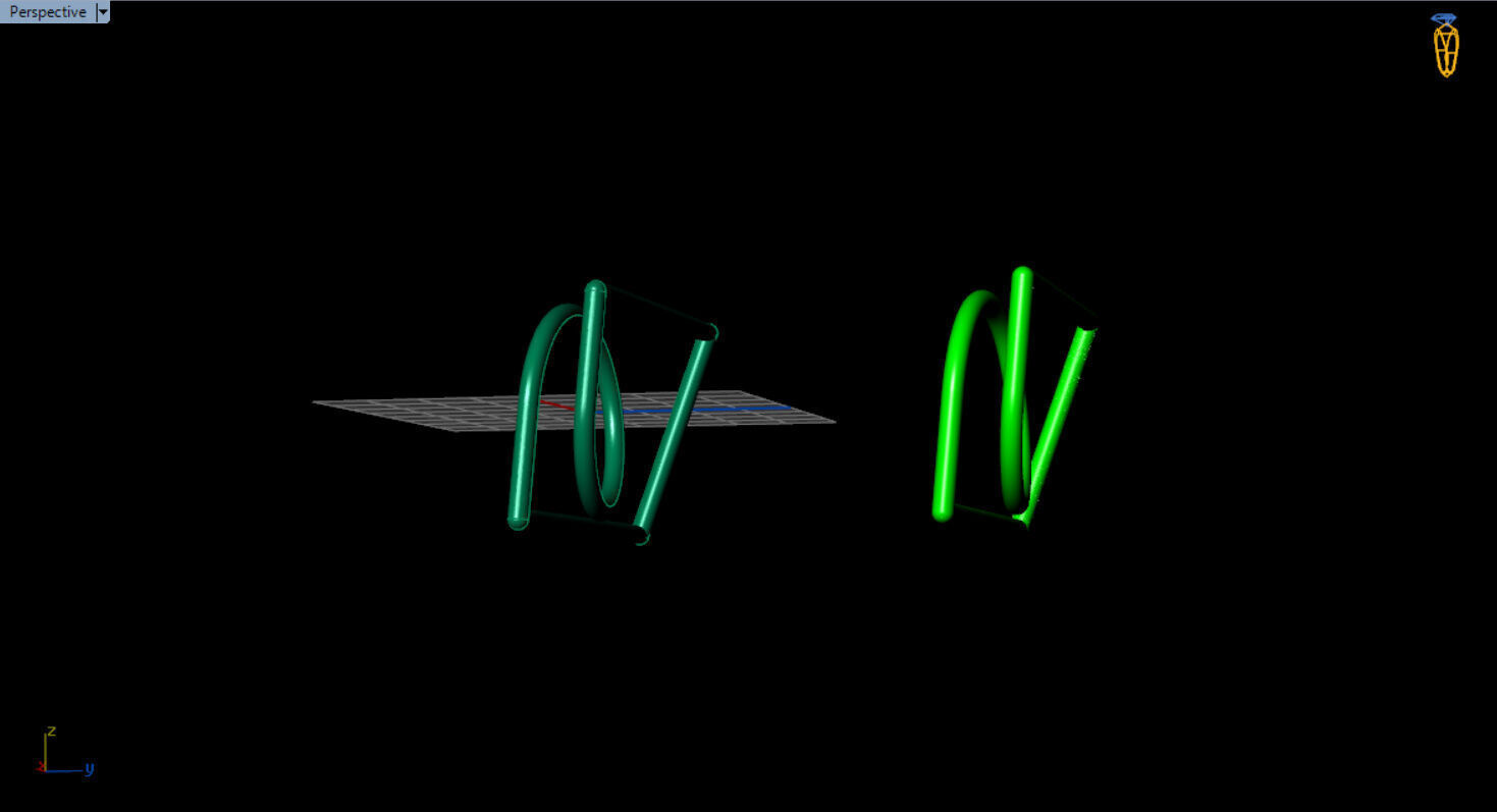 modern two finger ring 3D print model_13