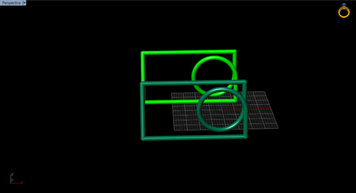 modern two finger ring 3D print model_35