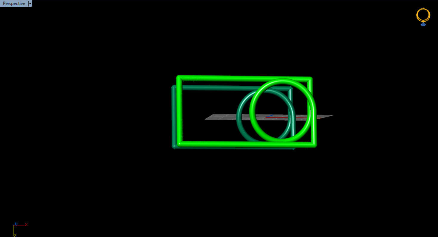 modern two finger ring 3D print model_29