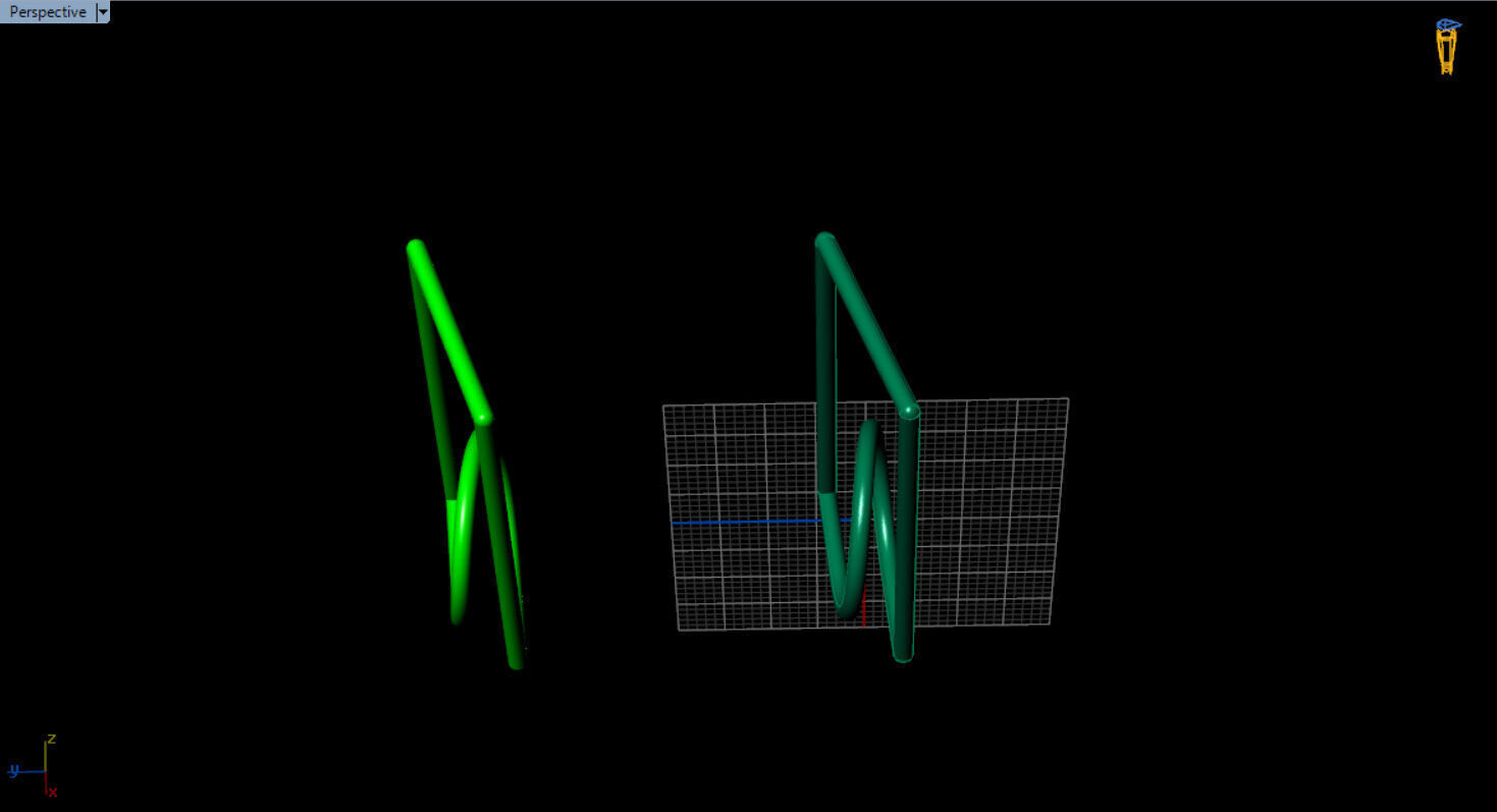 modern two finger ring 3D print model_20