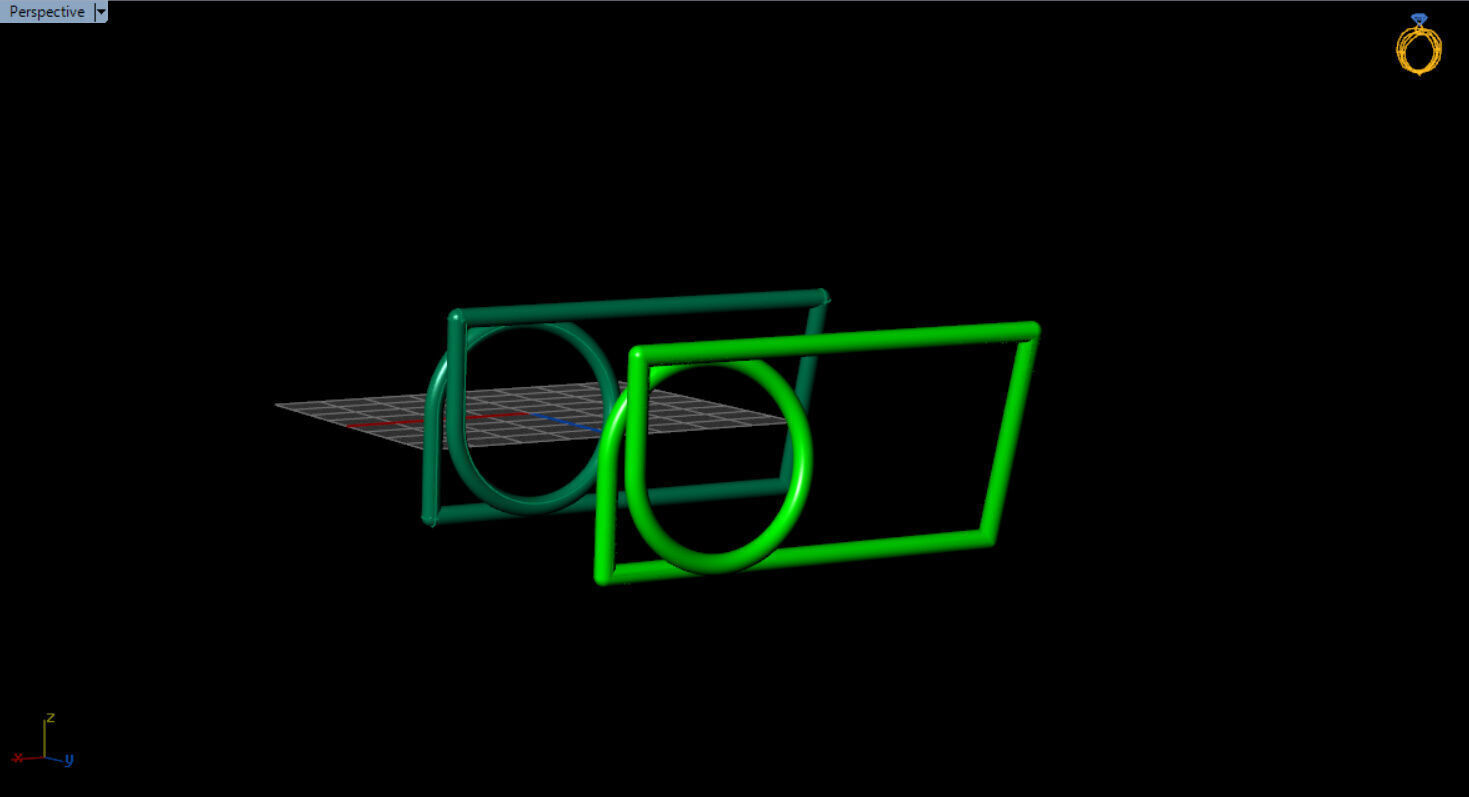 modern two finger ring 3D print model_15