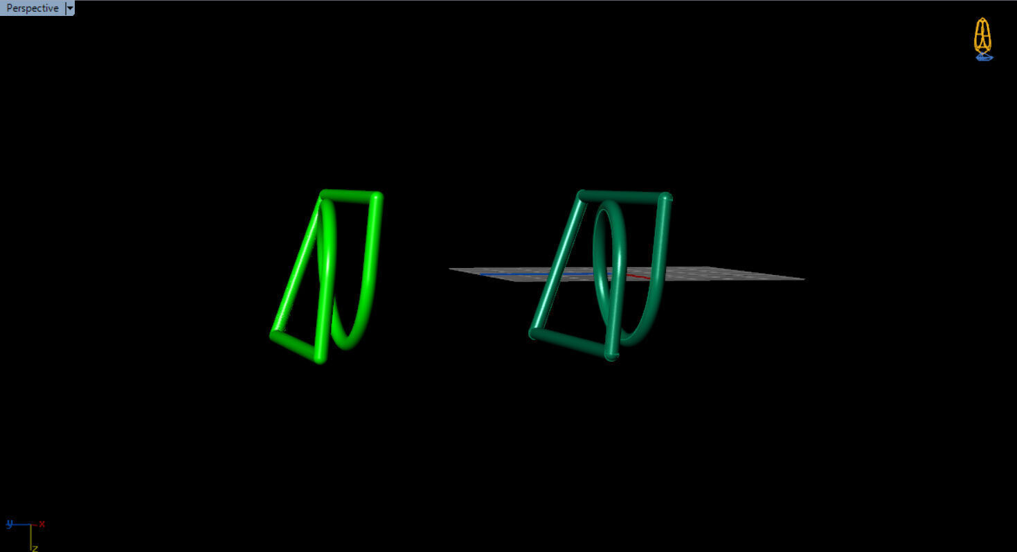 modern two finger ring 3D print model_26