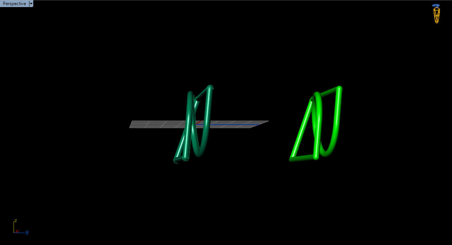 modern two finger ring 3D print model_12