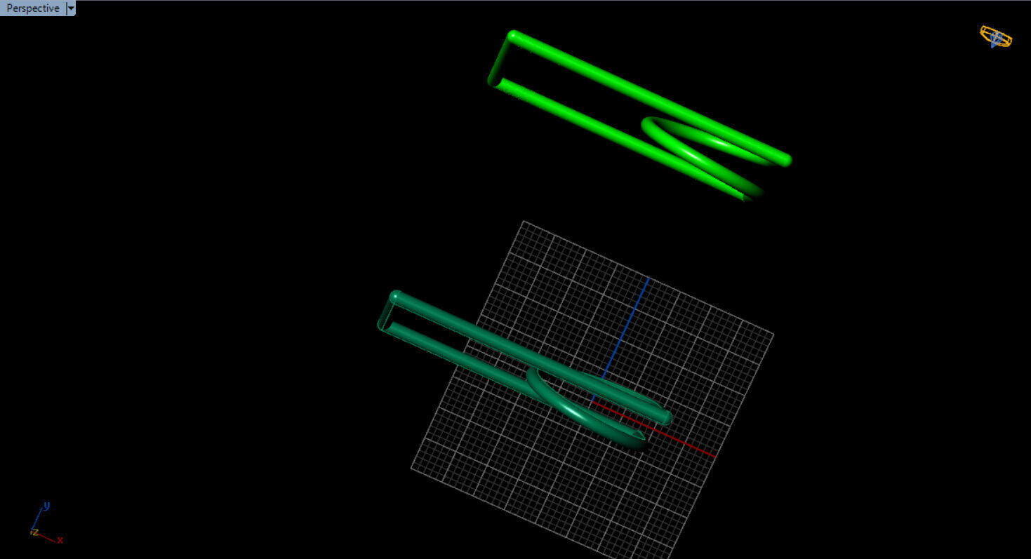 modern two finger ring 3D print model_32