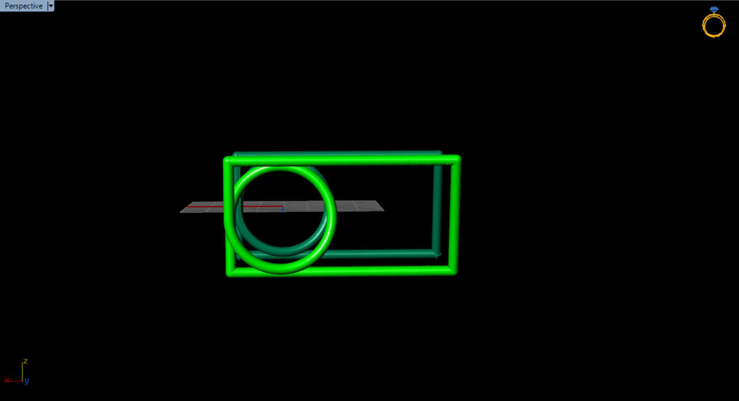 modern two finger ring 3D print model_16