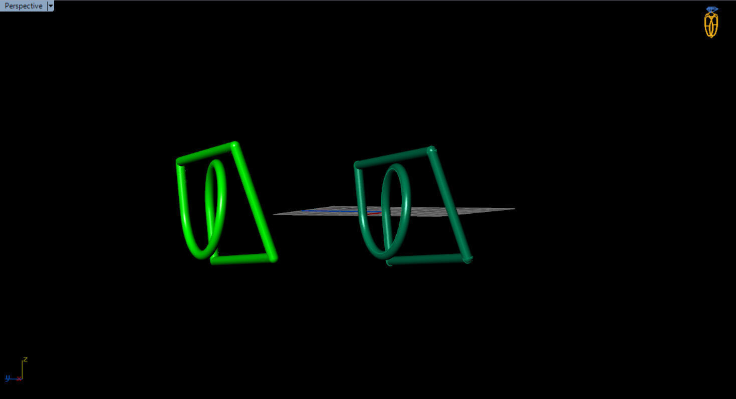 modern two finger ring 3D print model_40