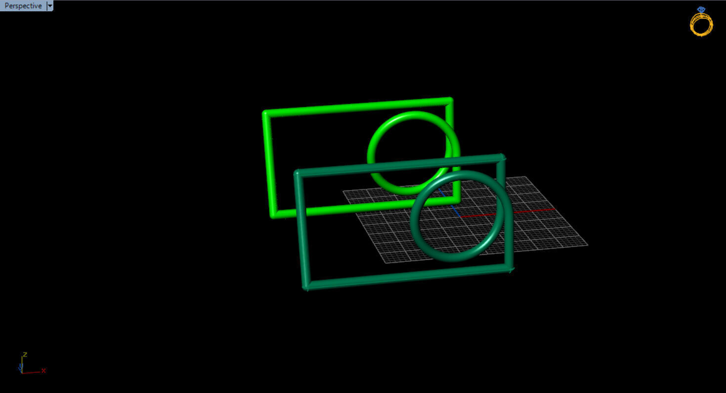 modern two finger ring 3D print model_36