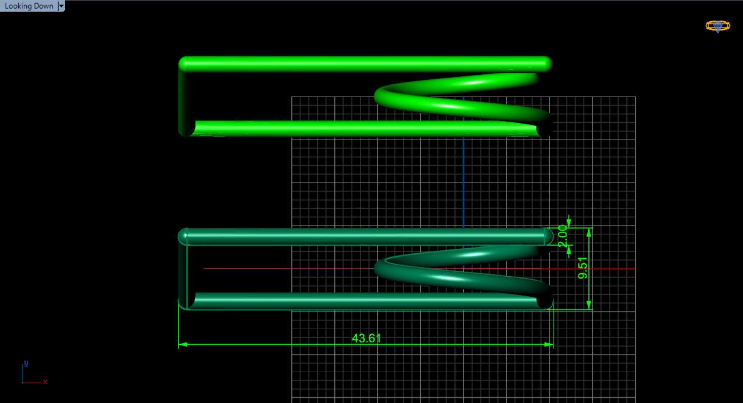 modern two finger ring 3D print model_4