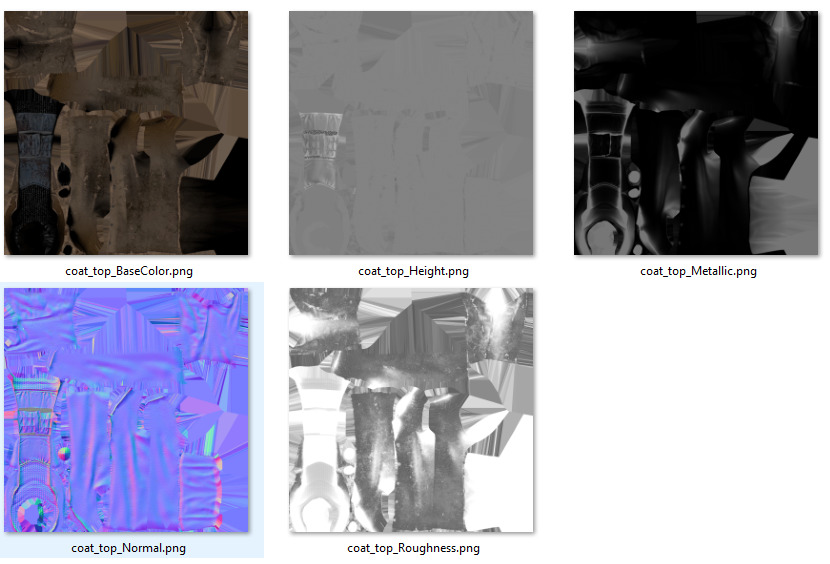 Lowpoly bandit long coat with vest Low-poly 3D model_10