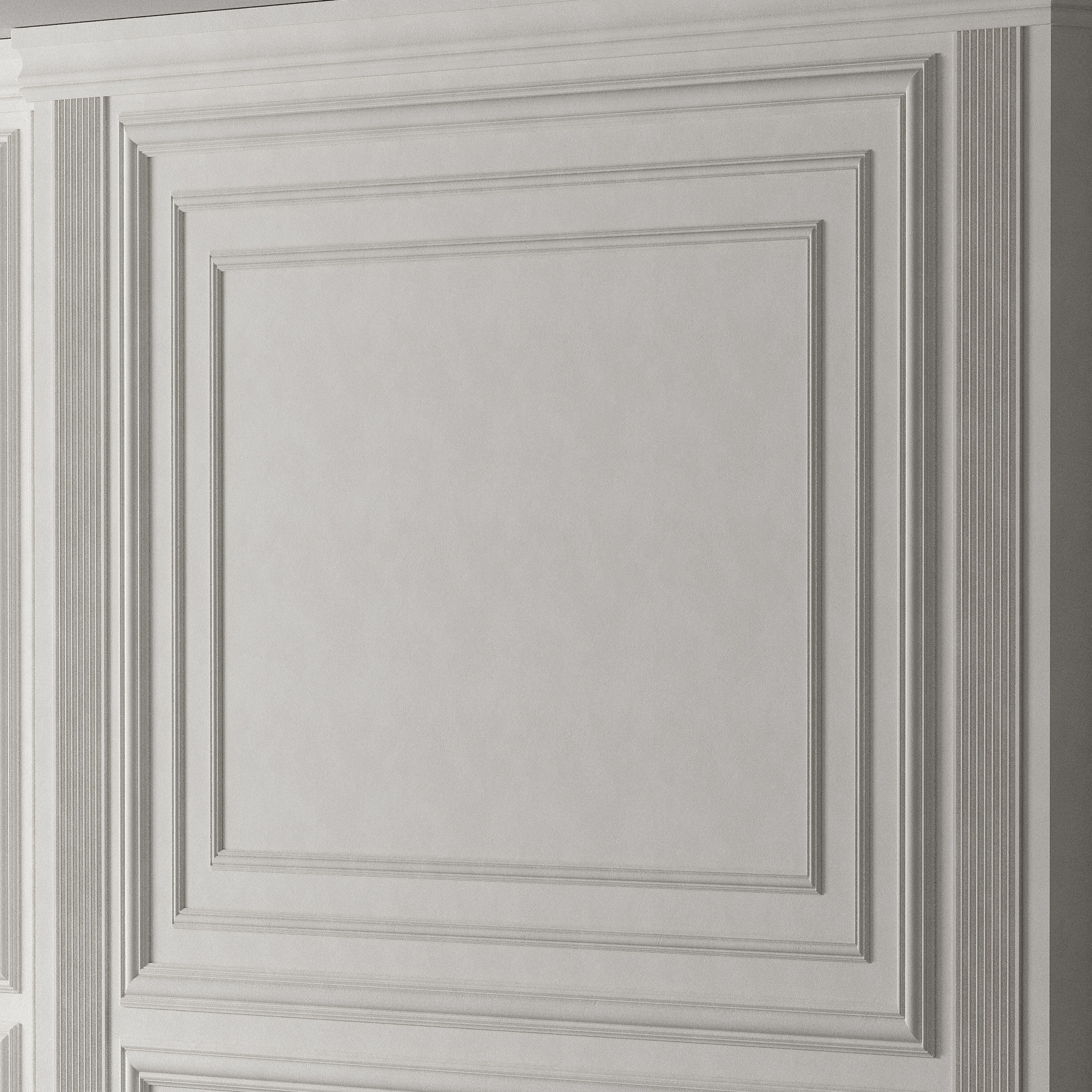 Classic 3D Wall Panel Elegant Design for Interior Decor 7 3D model_3