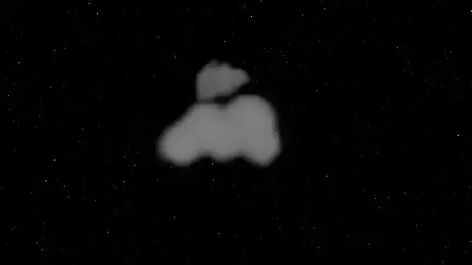 Mysterious 3D Cosmic Cloud Model for Blender 3D model