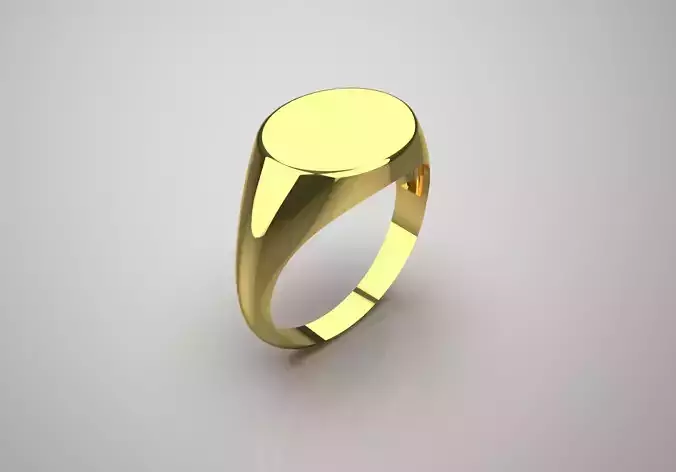 gold man stl 3dm ring mr0096