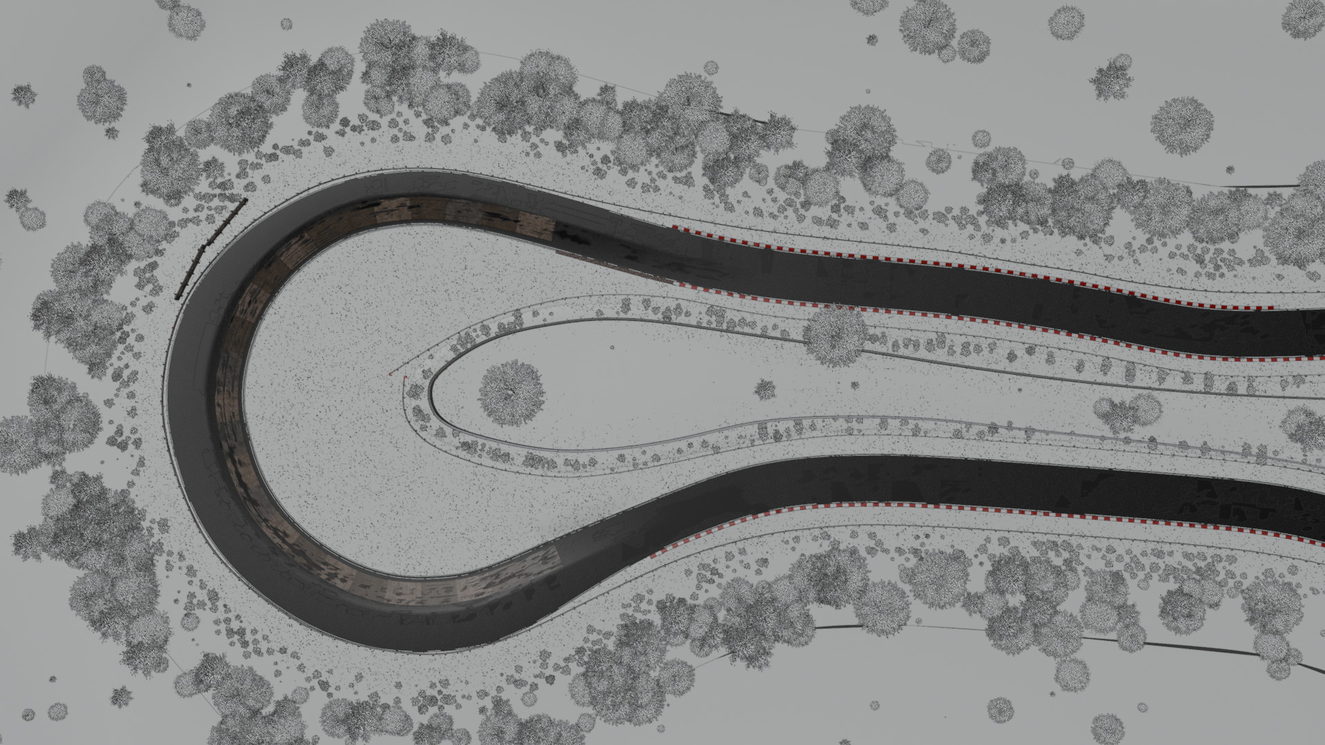 Racetrack 3D Model Nurburgring Karussell 3D model_9