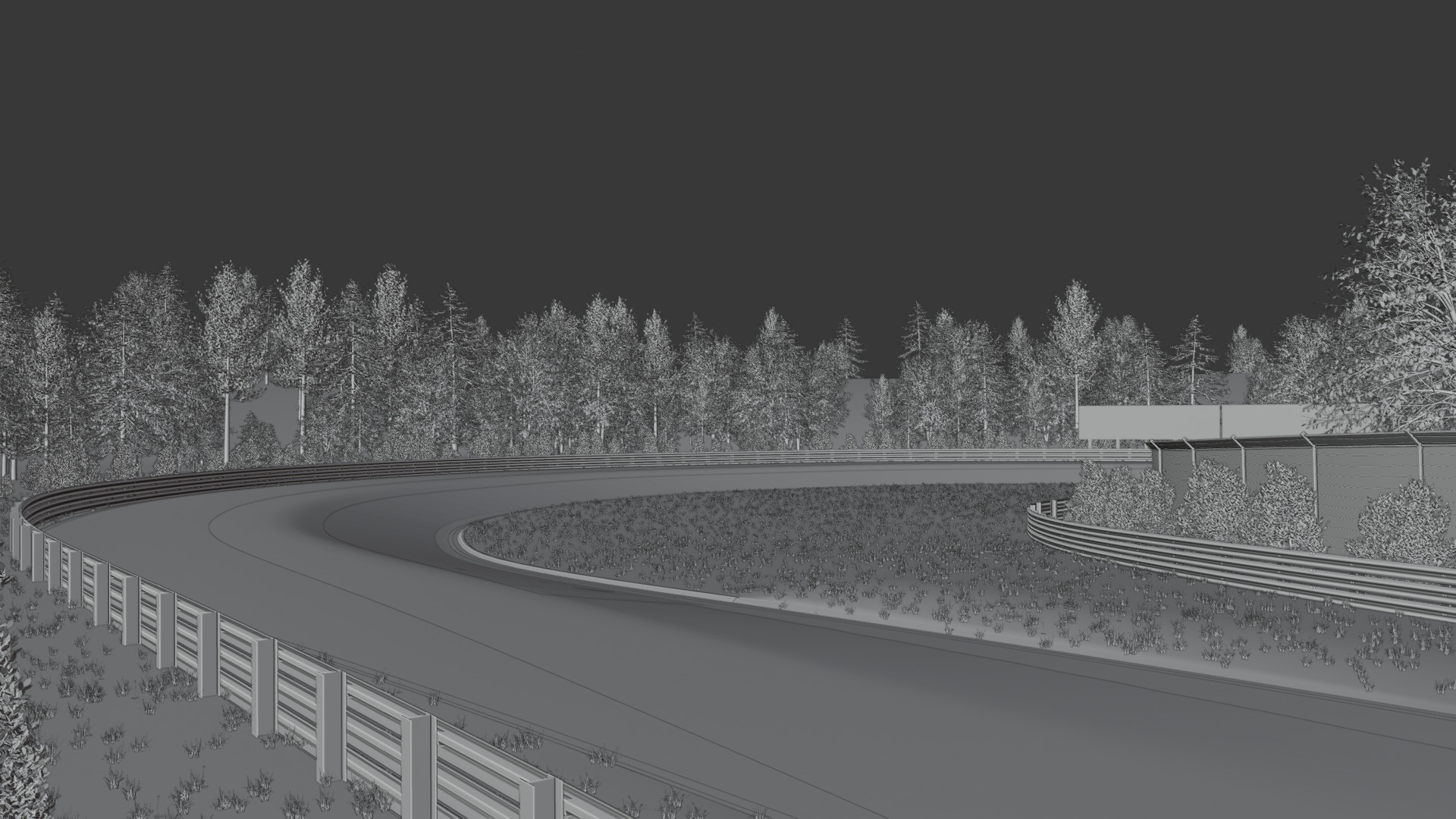 Racetrack 3D Model Nurburgring Karussell 3D model_7