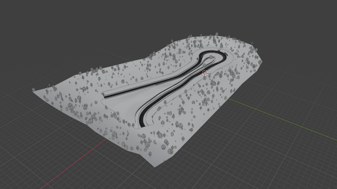 Racetrack 3D Model Nurburgring Karussell 3D model_15
