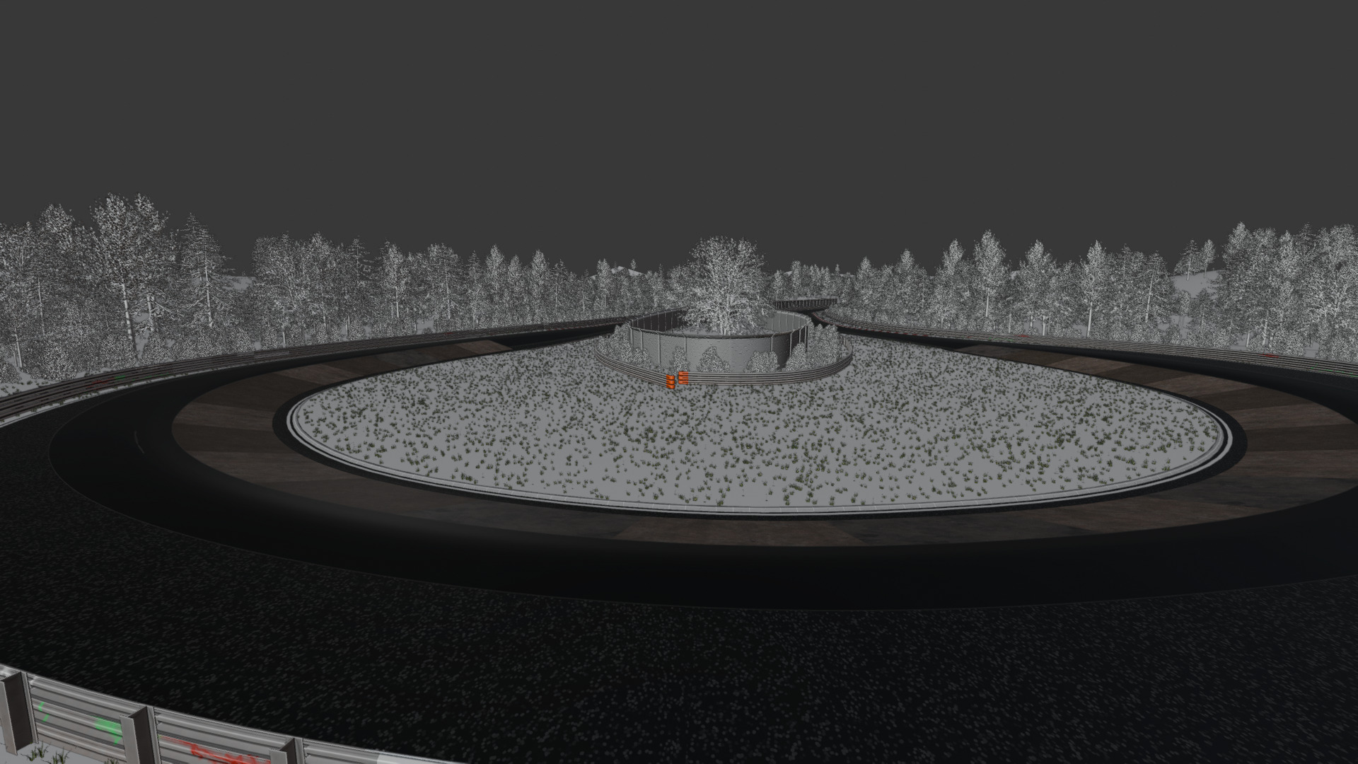 Racetrack 3D Model Nurburgring Karussell 3D model_11