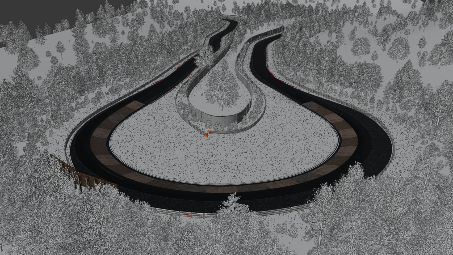 Racetrack 3D Model Nurburgring Karussell 3D model_1