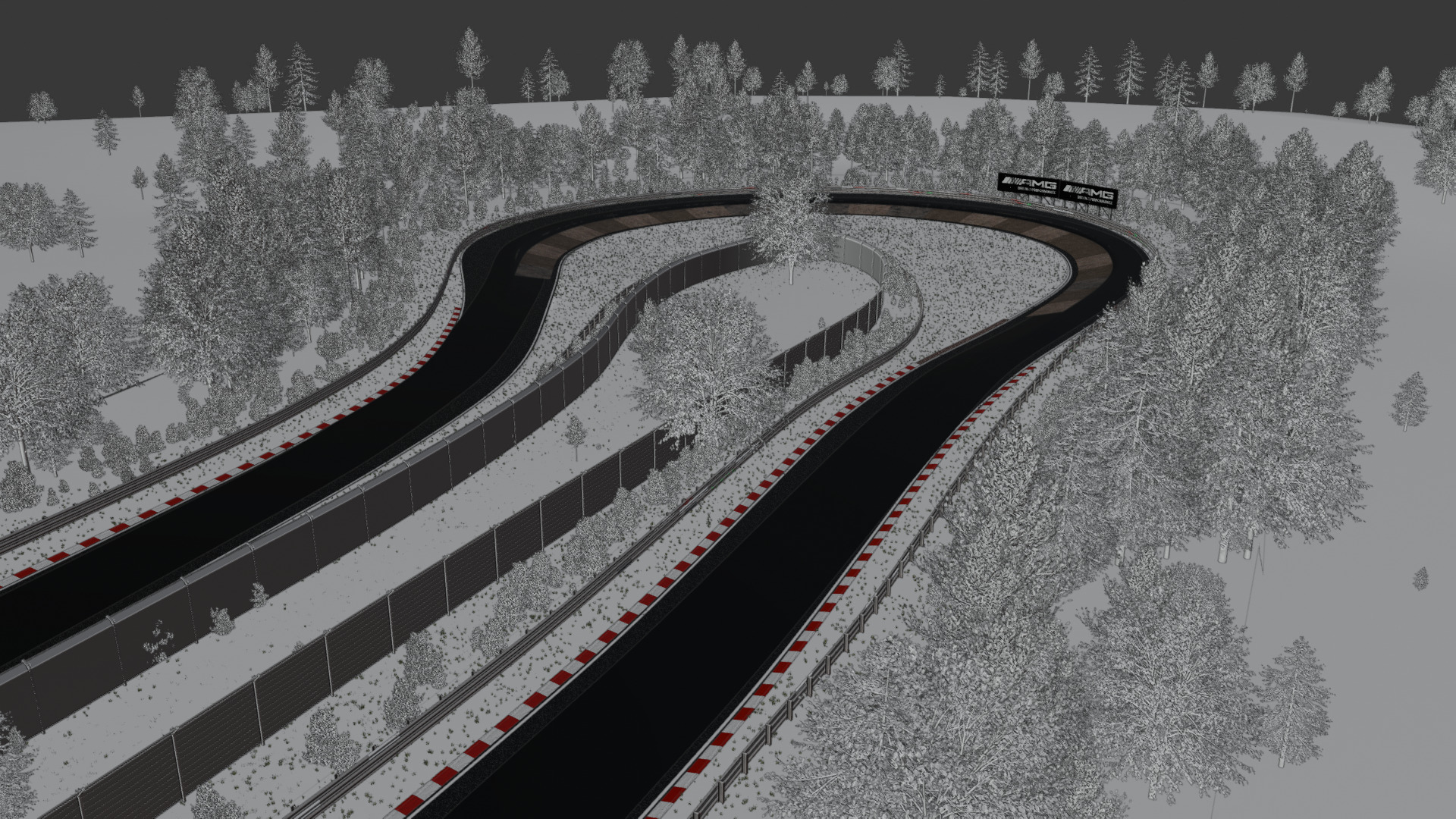 Racetrack 3D Model Nurburgring Karussell 3D model_5