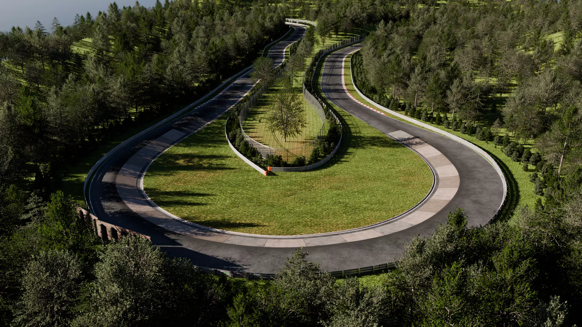 Racetrack 3D Model Nurburgring Karussell 3D model_0