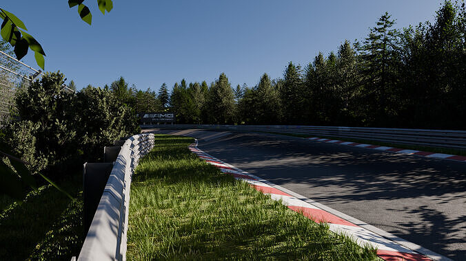 Racetrack 3D Model Nurburgring Karussell 3D model 3