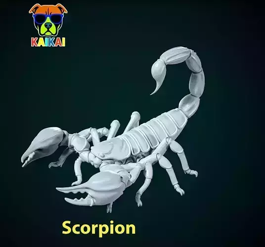 Desert scorpion model - statue -  3D print 3D print model