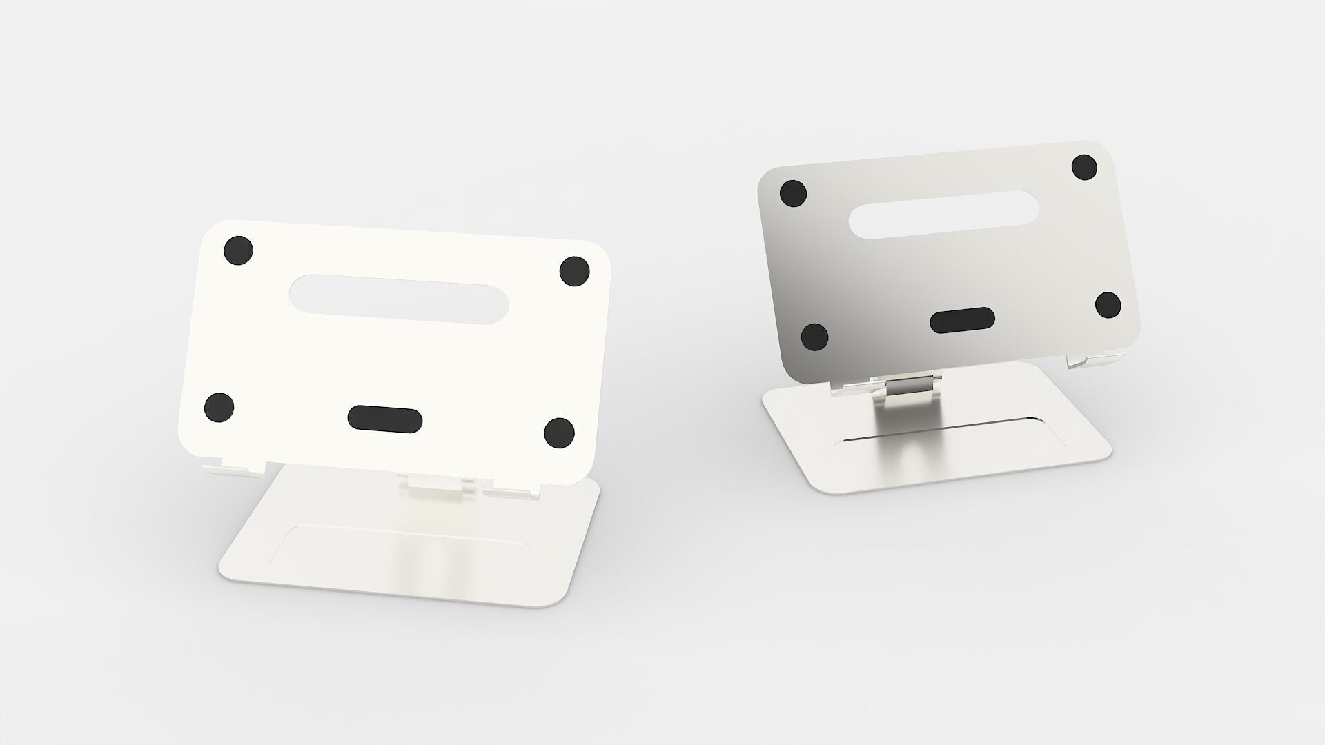 Laptop Stand Low-poly 3D model_3