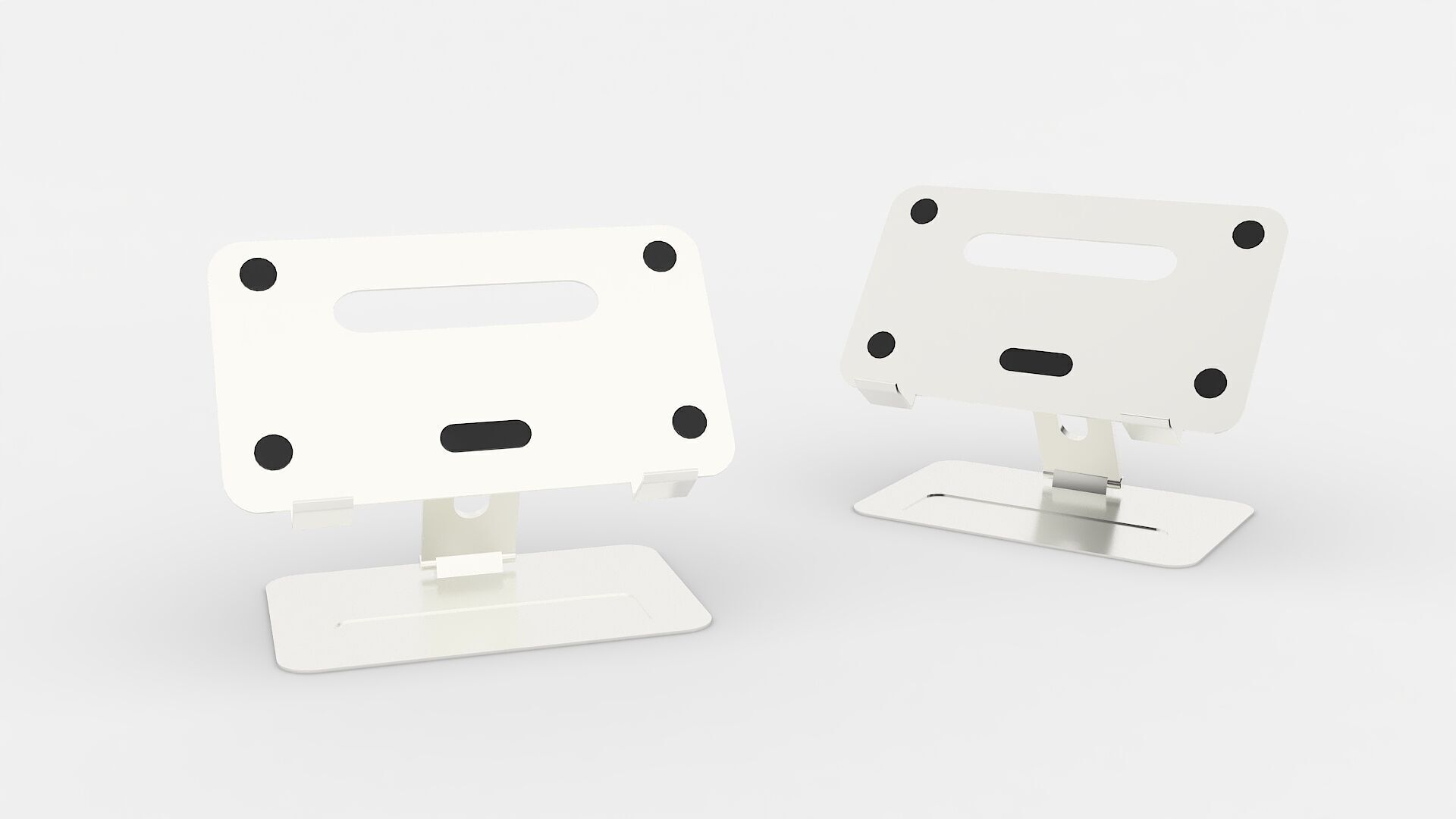 Laptop Stand Low-poly 3D model_2