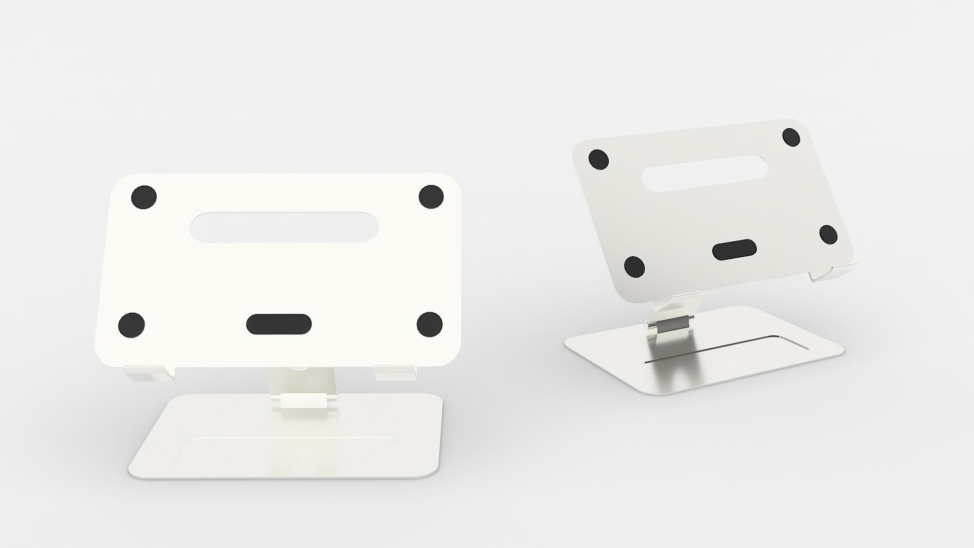 Laptop Stand Low-poly 3D model_4