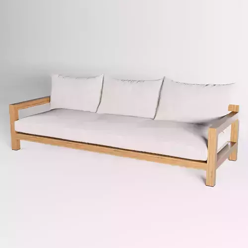 Outdoor Patio 3 Seat Sofa