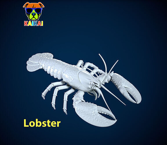 Lobster - SEA LIFE MODEL - 3D print 3D print model